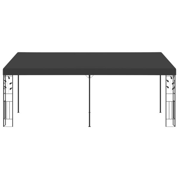 vidaXL Nástenný altánok antracitový 6x3x2,5 m