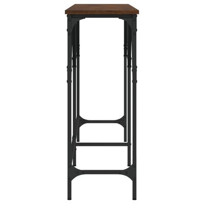 vidaXL Konzolový stolík hnedý dub 180x29x75 cm kompozitné drevo