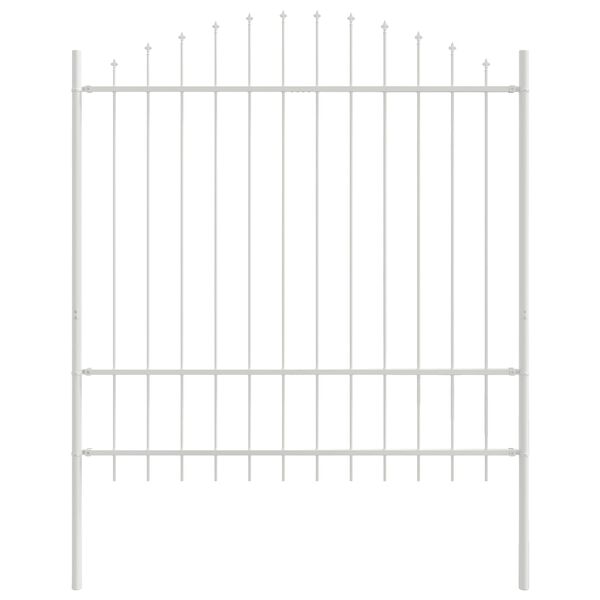 vidaXL Z&aacute;hradn&yacute; plot 7 pcs Biela 170 x 215 cm