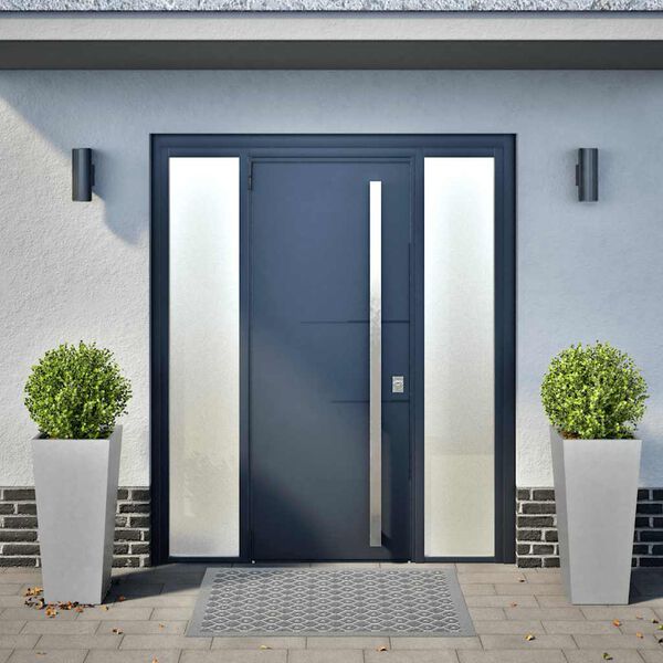 vidaXL Z&aacute;hradn&eacute; kvetin&aacute;če 2 ks 35x35x75 cm, pozinkovan&aacute; oceľ