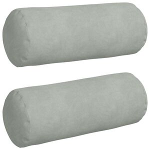 vidaXL Podložkov&eacute; vank&uacute;&scaron;e 2 pcs Svetlosiv&aacute; &Oslash; 15 x 40 cm