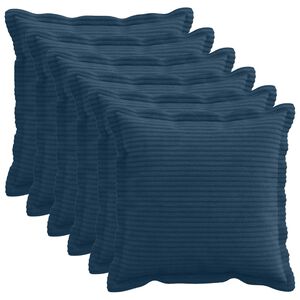 vidaXL Poťah na podložku 6 ks HOUTEN N&aacute;morn&iacute;cka modr&aacute; 30 x 30 cm