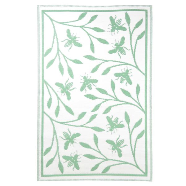 Esschert Design Vonkajší koberec 182x122 cm potlač so včelami