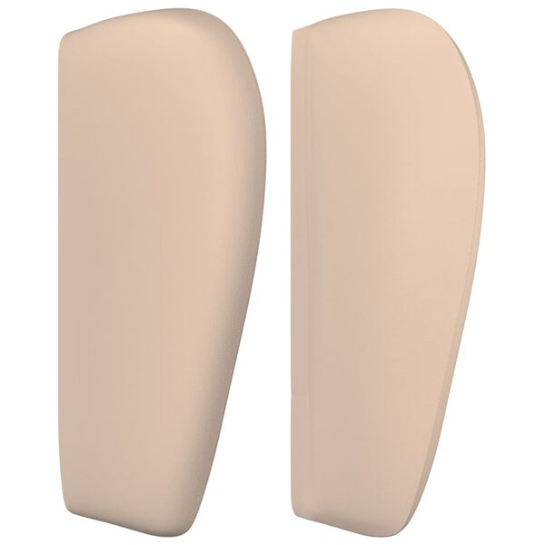 vidaXL Čelo postele so z&aacute;hybmi kapuč&iacute;nov&eacute; 183x23x78/88 cm umel&aacute; koža