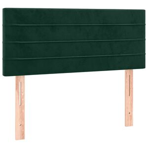 vidaXL Čelo postele tmavozelen&eacute; 80x5x78/88 cm zamat