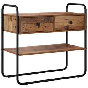 vidaXL Konzolov&yacute; st&ocirc;l Star&eacute; drevo 80 x 40 x 75 cm Kompozitn&eacute; drevo