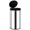 vidaXL Automatick&yacute; odpadkov&yacute; k&ocirc;&scaron; so senzorom 60 l, nehrdzavej&uacute;ca oceľ