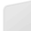 vidaXL Zadn&eacute; čelo Biela 75 cm Kompozitn&eacute; drevo