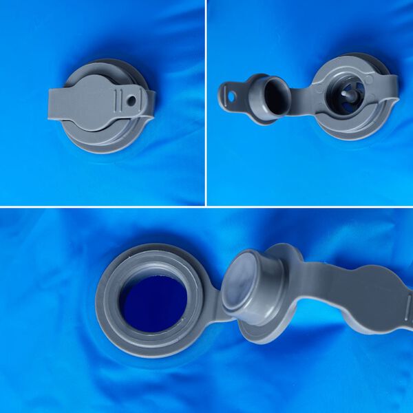 vidaXL Nafukovac&iacute; kempingov&yacute; matrac s vank&uacute;&scaron; 1 osoby modr&yacute;