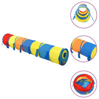 vidaXL Detský hrací tunelový stan viacfarebný 245 cm polyester