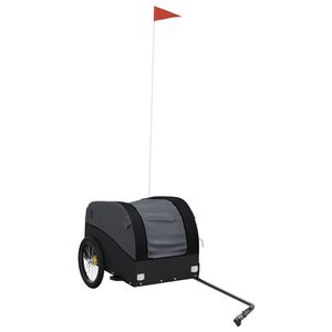 vidaXL Voz&iacute;k za bicykel, čierny 30 kg, železo