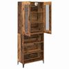 vidaXL Highboard Star&eacute; drevo 69,5 x 34 x 180 cm Kompozitn&eacute; drevo