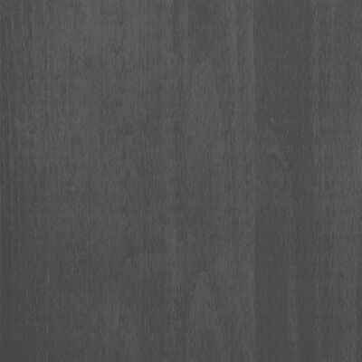 vidaXL Šatník HAMAR, tmavosivý 89x50x180 cm, borovicový masív