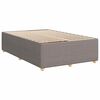 vidaXL Boxspring posteľ s matracom sivohned&aacute; 120x190 cm l&aacute;tka
