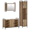 vidaXL Set kabinetov do k&uacute;peľne 3 ks Dub artisan 40 x 36 x 181 cm