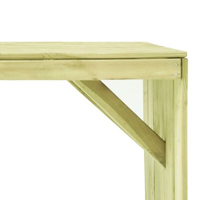 vidaXL Záhradný stôl 150x87x80 cm, impregnovaná borovica