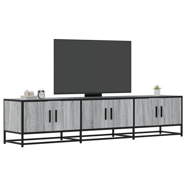 vidaXL TV stolík sivá sonoma 180x35x41 cm kompozitné drevo