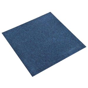 vidaXL Koberec 20 ks Tmavomodr&aacute; 50 x 50 cm 100% polypropyl&eacute;n