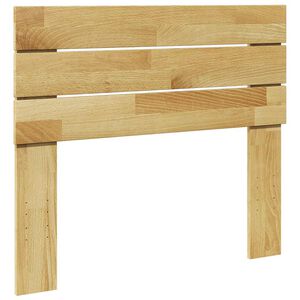 VidaXL Čelo postele 75 cm Dub z mas&iacute;vneho dreva