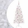 vidaXL Umel&yacute; Skl&aacute;pac&iacute; Vianočn&yacute; Stromček 150 cm 150 LED Tepl&aacute; biela