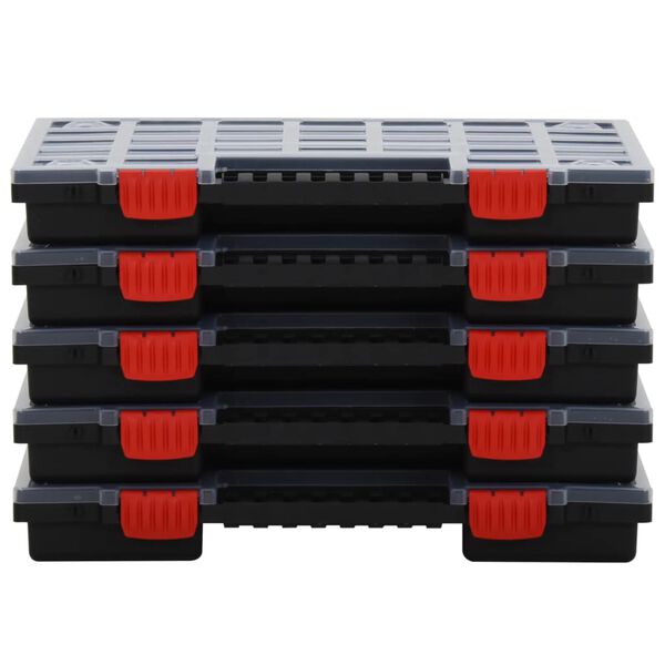 vidaXL Triediace boxy 10 ks 40x30x5 cm polypropyl&eacute;n