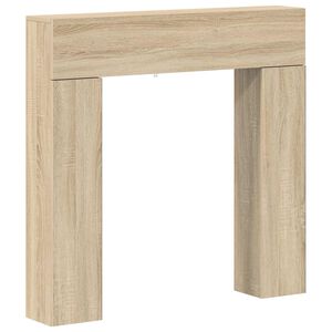 vidaXL R&aacute;m krbu Dub sonoma 102 x 18 x 100,5 cm Kompozitn&eacute; drevo
