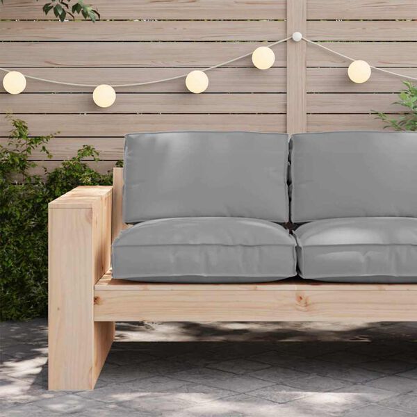 vidaXL Podložka Siv&aacute; 80 x 80 x 12 cm Oxfordsk&aacute; l&aacute;tka