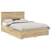 vidaXL R&aacute;m postele Sonoma dub 135 x 190 cm Kompozitn&eacute; drevo