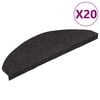 vidaXL N&aacute;&scaron;ľapy na schody samolepiace 20 ks čierne 65x22,5x3,5 cm