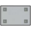 vidaXL Nástenná magnetická tabuľa čierna 40x30 cm tvrdené sklo