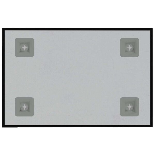 vidaXL Nástenná magnetická tabuľa čierna 40x30 cm tvrdené sklo