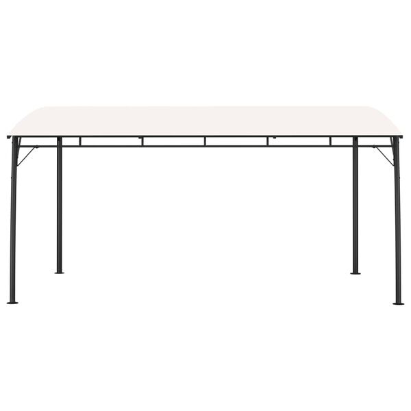 vidaXL Záhradná tieniaca markíza 4x3x2,55 m, krémová