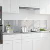 vidaXL Kuchynsk&yacute; backsplash 2 pcs Svetlosiv&aacute; 90 x 40 cm tvrden&eacute; sklo