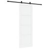 vidaXL Posuvn&eacute; dvere ORKDAL 83 x 232 cm Borovicov&yacute; mas&iacute;v Biela