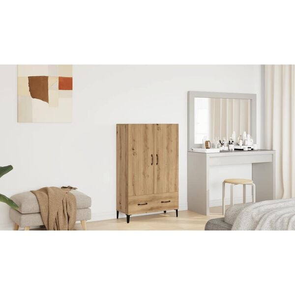 vidaXL Highboard Artisan Dub 70x31x115 cm Engineered Wood