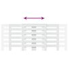 vidaXL Kryt na radi&aacute;tor biely 205x21,5x83,5 cm kompozitn&eacute; drevo