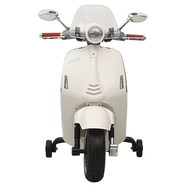 vidaXL Detská elektrická motorka Vespa GTS300, biela