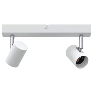 vidaXL Stropn&eacute; bodov&eacute; svetlo so bodmi Biela 26 x 6,5 x 11,5 cm Kov