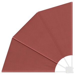 vidaXL Z&aacute;clona na balk&oacute;nov&eacute; s&uacute;kromie Tehlov&aacute; 115 x 115 cm Polyester