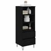 vidaXL Highboard Čierny dub 40 x 36 x 110 cm Kompozitn&eacute; drevo