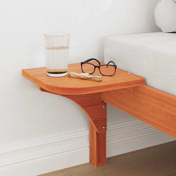 vidaXL R&aacute;m postele Včel&iacute; hned&yacute; 100 x 200 cm Mas&iacute;vne borovicov&eacute; drevo