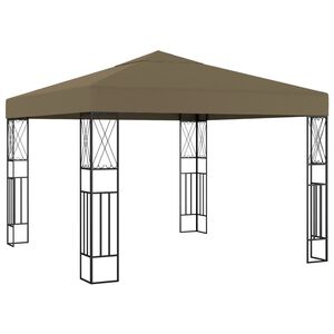 vidaXL Alt&aacute;nok 3x3 m, sivohned&yacute;, l&aacute;tka