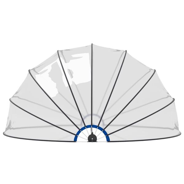 vidaXL Zastrešenie bazénu 559x275 cm