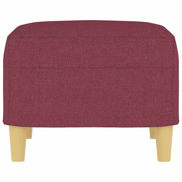 vidaXL Podnožka vínovo-červená 60x50x41 cm látková