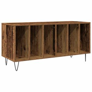 vidaXL Skrinka na gramof&oacute;nov&eacute; platne Star&eacute; drevo 100 x 38 x 48 cm