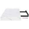 vidaXL Stenn&aacute; polica Biely mramor 80 x 23,5 x 4 cm Kompozitn&eacute; drevo