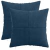 vidaXL Poťah na podložku 2 pcs ALMELO N&aacute;morn&iacute;cka modr&aacute; 30 x 30 cm