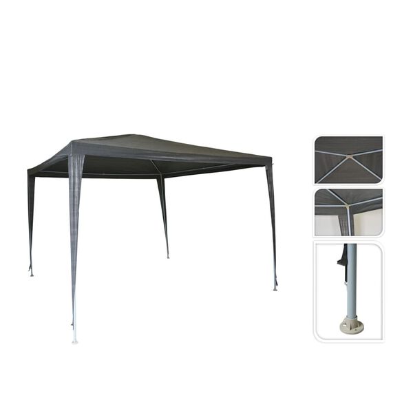 ProGarden P&aacute;rty stan 300x300x245 cm, siv&yacute;