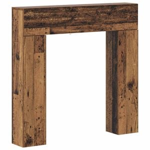 vidaXL R&aacute;m krbu Star&eacute; drevo 102 x 18 x 100,5 cm Kompozitn&eacute; drevo