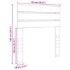 vidaXL Zadné čelo s čelnou doskou Sonoma dub 90 cm Kompozitné drevo